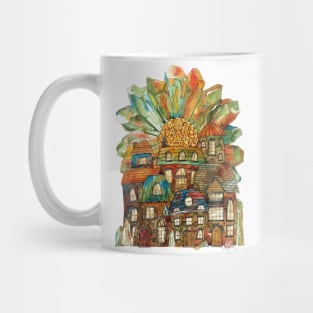Whimsical House Abstract Mug